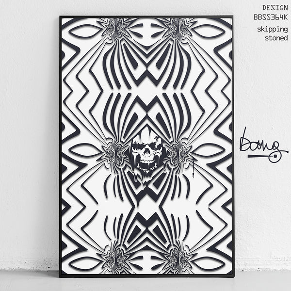 Bang Print. SKIPPING STONES.