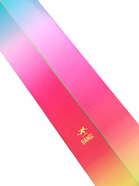 Longboard Living x Bang Design Rainbow Fade Grip Tape Strip