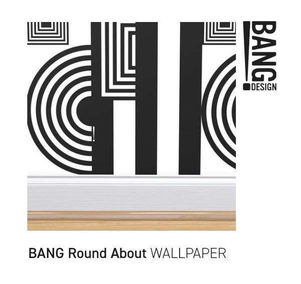 designer wallpaper black and white