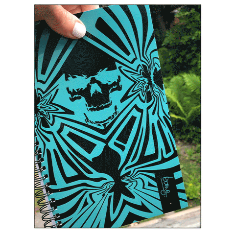 Skipping Stone Skull Bang Notebook  | CELESTIAL STEEL
