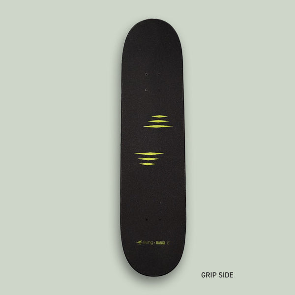 THE KRYPTON DECK. 8” Skateboard Deck by LONGBOARD LIVING X BANG BOARDS